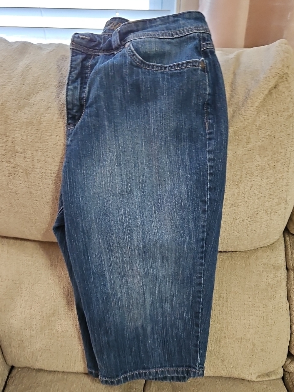 Code Bleu Men's Relaxed Blue Denim Jeans